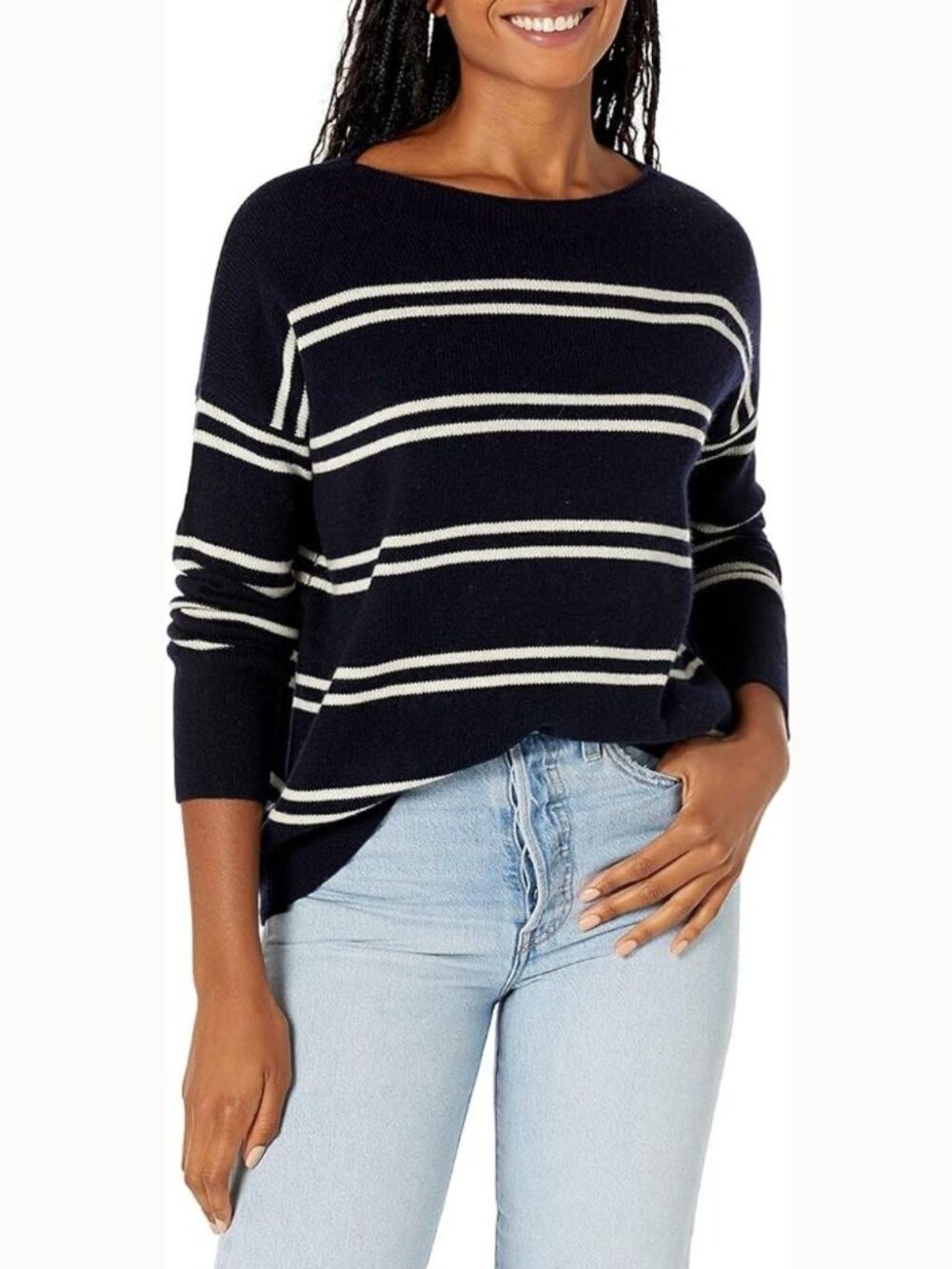 Vince - Wool Cashmere Striped Sweater - Sz L